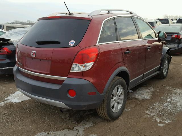 3GSCL33P79S591825 - 2009 SATURN VUE XE RED photo 4