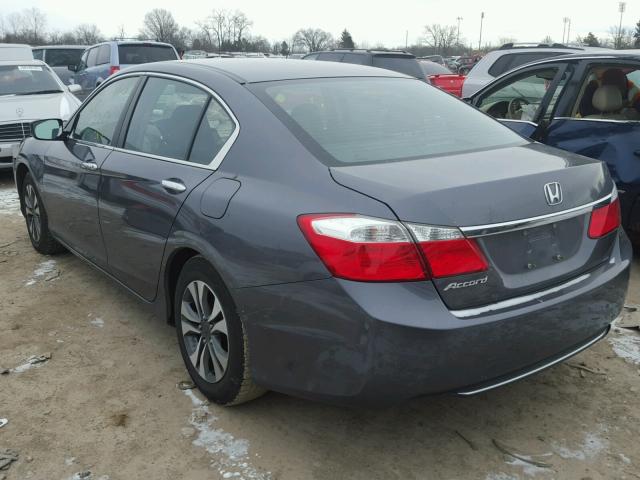 1HGCR2E34DA140393 - 2013 HONDA ACCORD LX GRAY photo 3