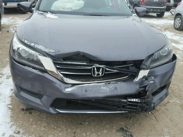 1HGCR2E34DA140393 - 2013 HONDA ACCORD LX GRAY photo 9