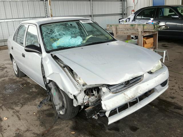 1NXBR12E02Z641248 - 2002 TOYOTA COROLLA CE SILVER photo 1