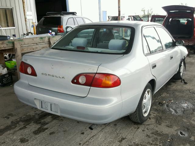 1NXBR12E02Z641248 - 2002 TOYOTA COROLLA CE SILVER photo 4