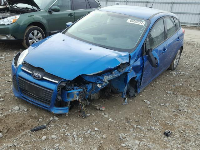 1FADP3K2XDL218941 - 2013 FORD FOCUS SE BLUE photo 2