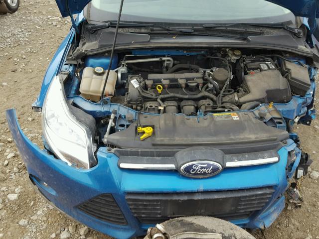 1FADP3K2XDL218941 - 2013 FORD FOCUS SE BLUE photo 7