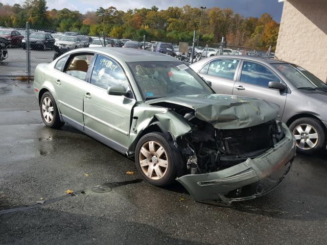 WVWTH63B83P248305 - 2003 VOLKSWAGEN PASSAT GLX GREEN photo 1