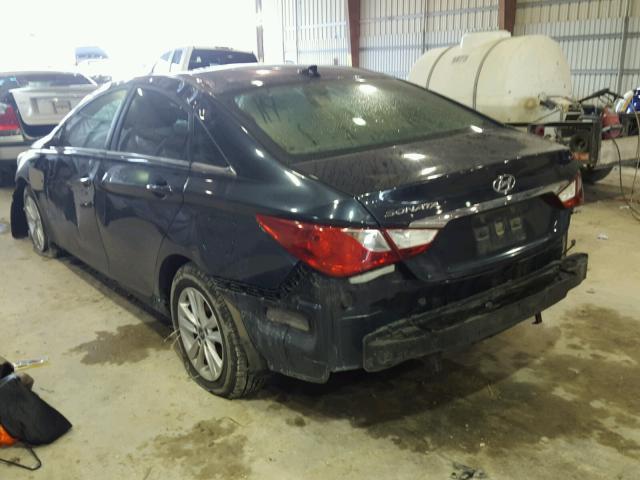 5NPEB4AC6DH612311 - 2013 HYUNDAI SONATA GLS BLUE photo 3