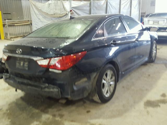 5NPEB4AC6DH612311 - 2013 HYUNDAI SONATA GLS BLUE photo 4