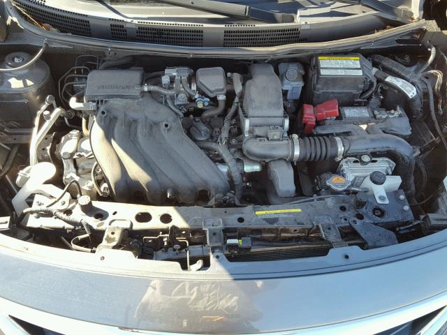 3N1CN7AP0GL835437 - 2016 NISSAN VERSA S GRAY photo 7