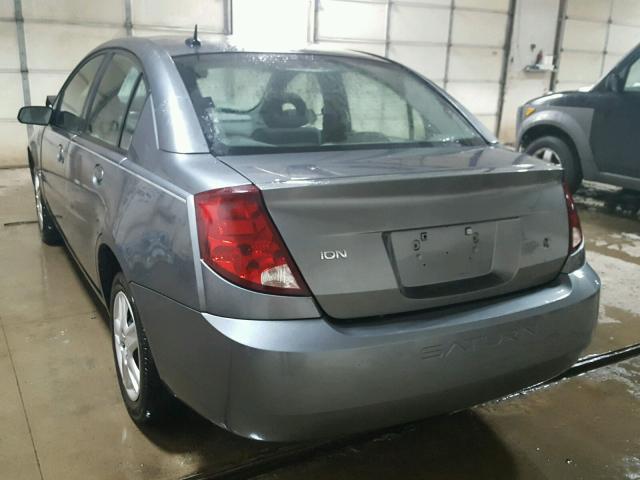 1G8AJ55F46Z122306 - 2006 SATURN ION GRAY photo 3