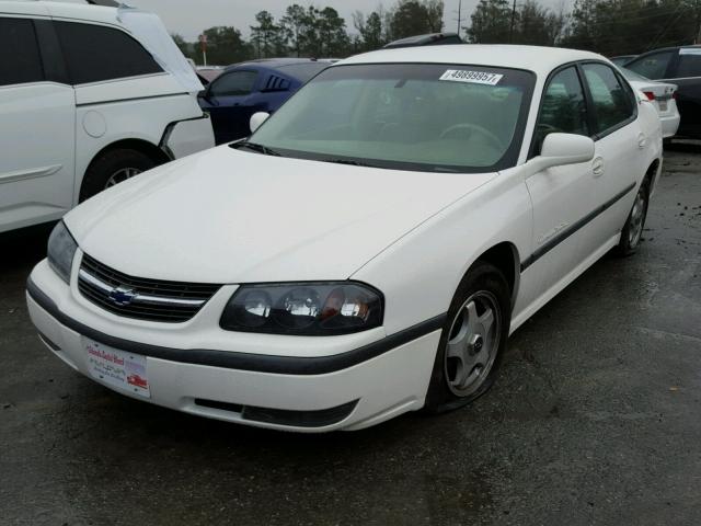 2G1WH55K629284035 - 2002 CHEVROLET IMPALA LS WHITE photo 2