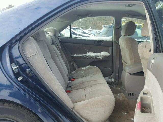 4T1BE32K23U250861 - 2003 TOYOTA CAMRY LE BLUE photo 6
