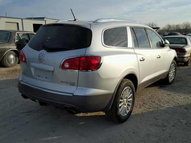 5GAEV23D39J172601 - 2009 BUICK ENCLAVE CX SILVER photo 4