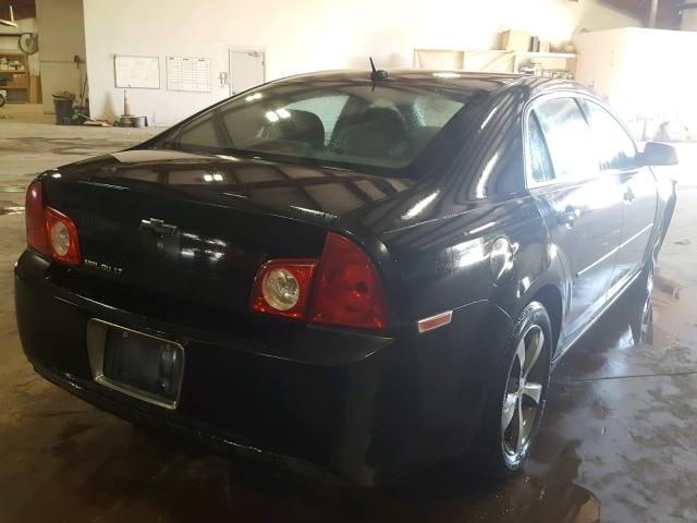 1G1ZC5E1XBF323431 - 2011 CHEVROLET MALIBU 1LT BLACK photo 4