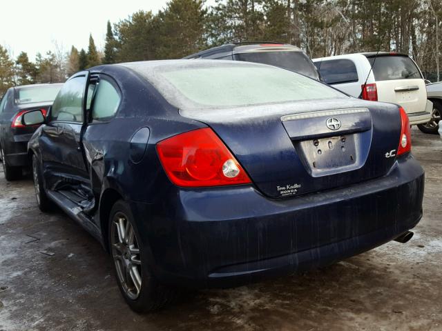 JTKDE177460079105 - 2006 TOYOTA SCION TC BLUE photo 3