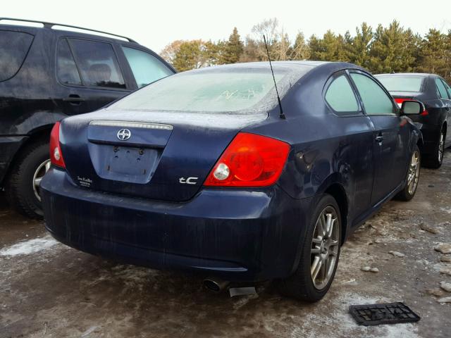 JTKDE177460079105 - 2006 TOYOTA SCION TC BLUE photo 4