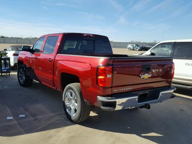 3GCPCREC6HG399470 - 2017 CHEVROLET SILVERADO BURGUNDY photo 3