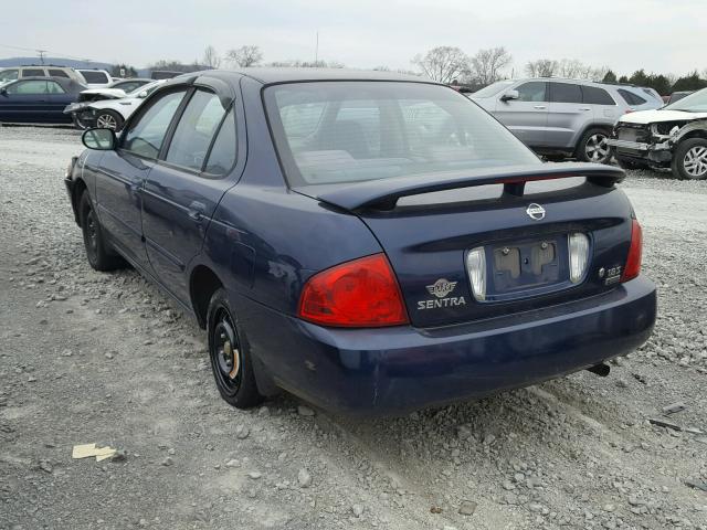 3N1CB51D56L518772 - 2006 NISSAN SENTRA 1.8 BLUE photo 3