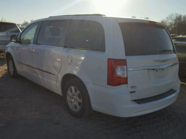 2C4RC1BG4DR518655 - 2013 CHRYSLER TOWN & COU WHITE photo 3