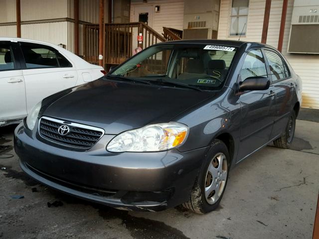 2T1BR32EX7C717272 - 2007 TOYOTA COROLLA CE GRAY photo 2