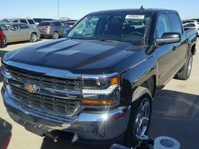 3GCPCREC4HG388421 - 2017 CHEVROLET SILVERADO BLACK photo 2