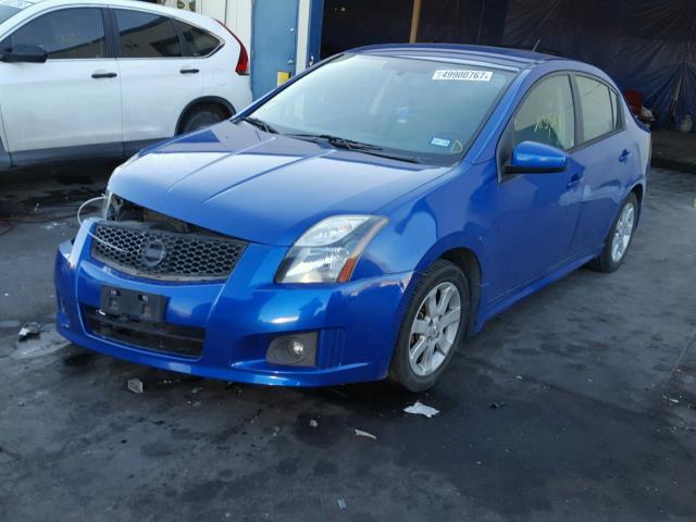 3N1AB6AP2BL659641 - 2011 NISSAN SENTRA 2.0 BLUE photo 2