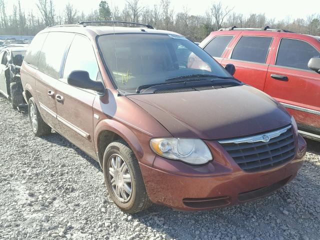 2A4GP54L17R152830 - 2007 CHRYSLER TOWN & COU BURGUNDY photo 1