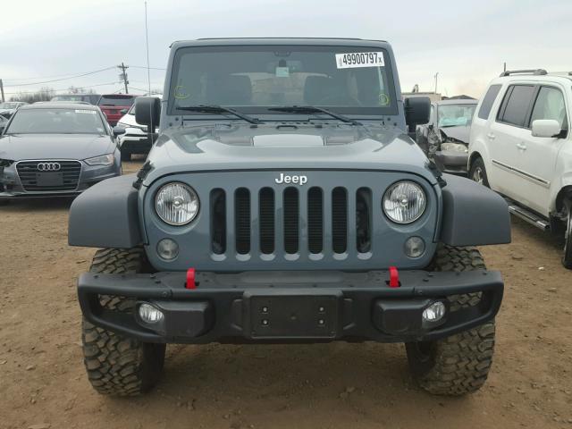 1C4BJWFG1FL690717 - 2015 JEEP WRANGLER U GRAY photo 9