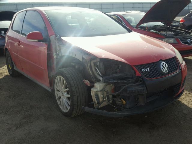 WVWEV71K06W120869 - 2006 VOLKSWAGEN NEW GTI RED photo 1