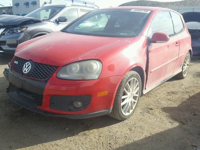 WVWEV71K06W120869 - 2006 VOLKSWAGEN NEW GTI RED photo 2