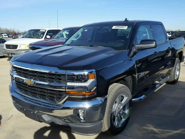 3GCPCREC0HG492968 - 2017 CHEVROLET SILVERADO BLACK photo 2