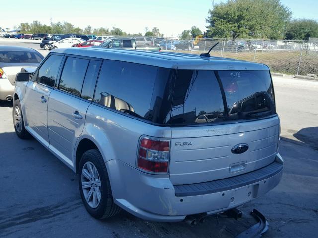 2FMGK5BC7BBD06509 - 2011 FORD FLEX SE SILVER photo 3