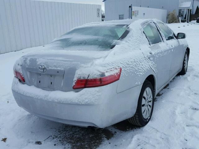 4T1BE46K37U177392 - 2007 TOYOTA CAMRY NEW SILVER photo 4