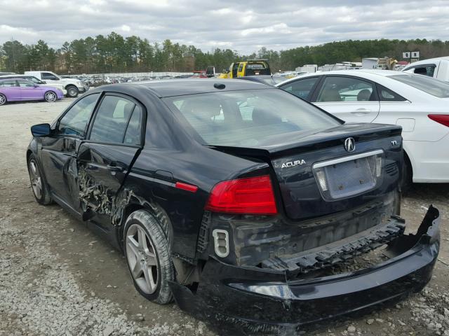 19UUA66206A062061 - 2006 ACURA 3.2TL BLACK photo 3