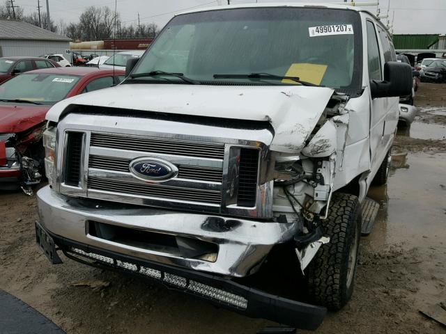 1FBNE31LX8DB42222 - 2008 FORD ECONOLINE WHITE photo 9