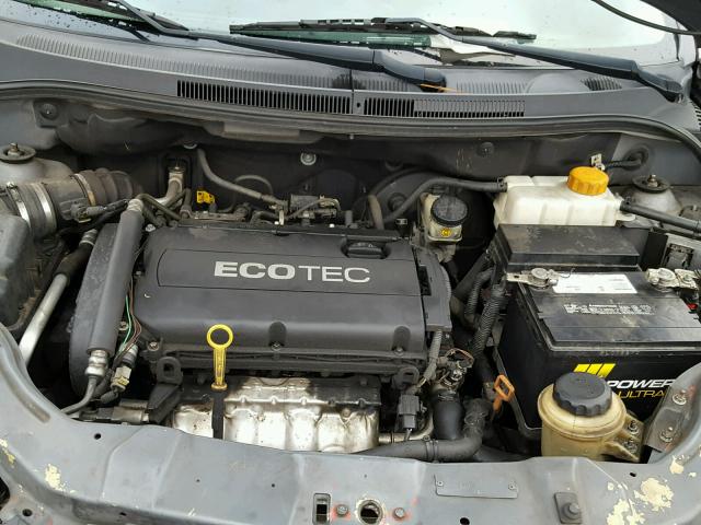 KL1TD6DE8BB237439 - 2011 CHEVROLET AVEO LS GRAY photo 7