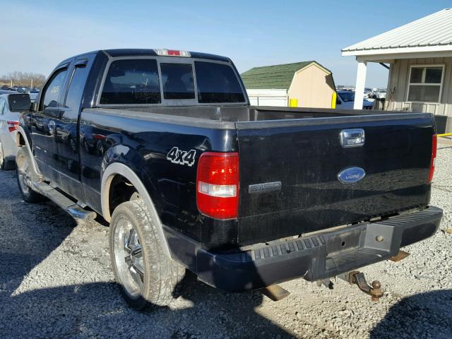 1FTPX14555NB33160 - 2005 FORD F150 BLACK photo 3