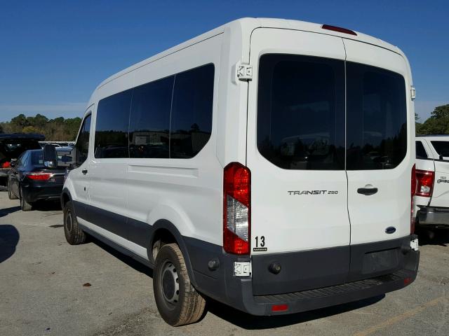 1FTNR2CM7FKA10415 - 2015 FORD TRANSIT T- WHITE photo 3