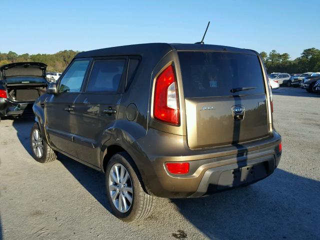 KNDJT2A65C7412498 - 2012 KIA SOUL + BROWN photo 3