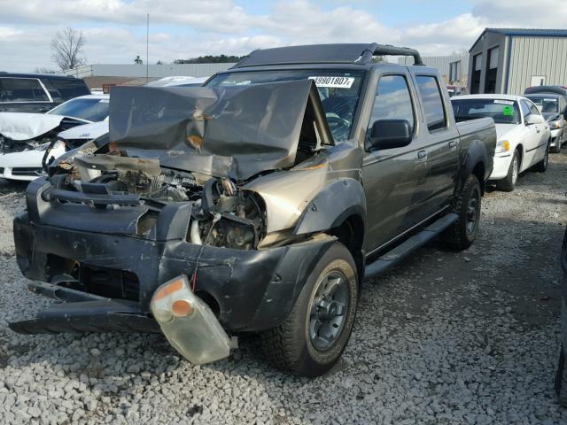 1N6ED27T21C388058 - 2001 NISSAN FRONTIER C BROWN photo 2