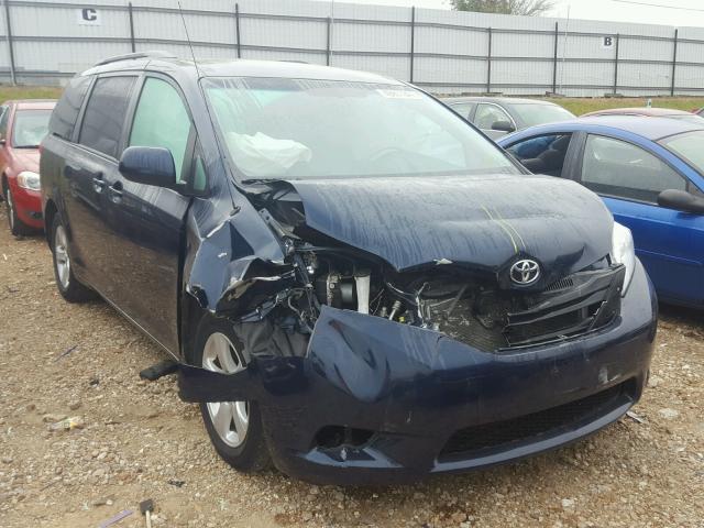 5TDKK3DC9CS274176 - 2012 TOYOTA SIENNA LE BLUE photo 1