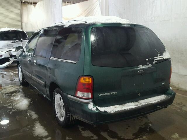 2FMZA52483BB94566 - 2003 FORD WINDSTAR S GREEN photo 3