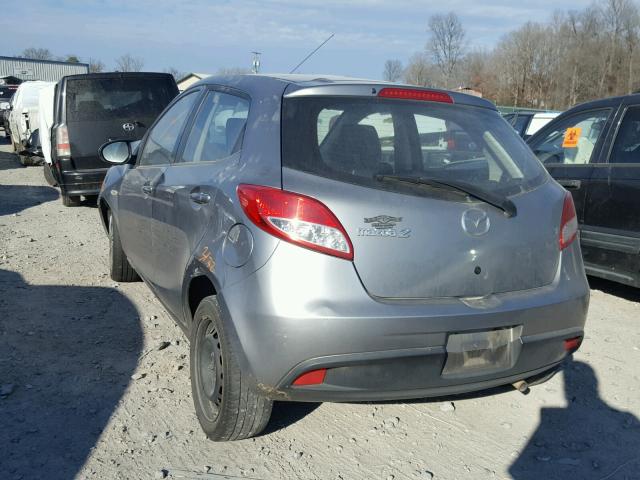 JM1DE1KZ8E0182798 - 2014 MAZDA MAZDA2 SPO GRAY photo 3