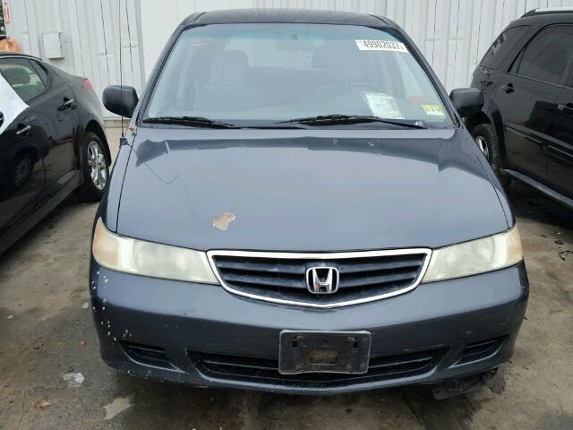 5FNRL18564B076883 - 2004 HONDA ODYSSEY LX BLUE photo 9