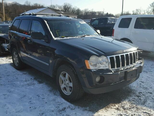 1J4HR58236C210265 - 2006 JEEP GRAND CHER BLACK photo 1