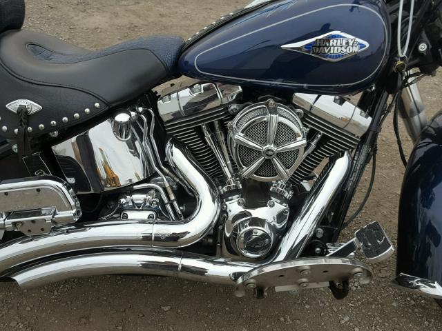 1HD1BWV10CB037009 - 2012 HARLEY-DAVIDSON FLSTC HERI BLUE photo 7