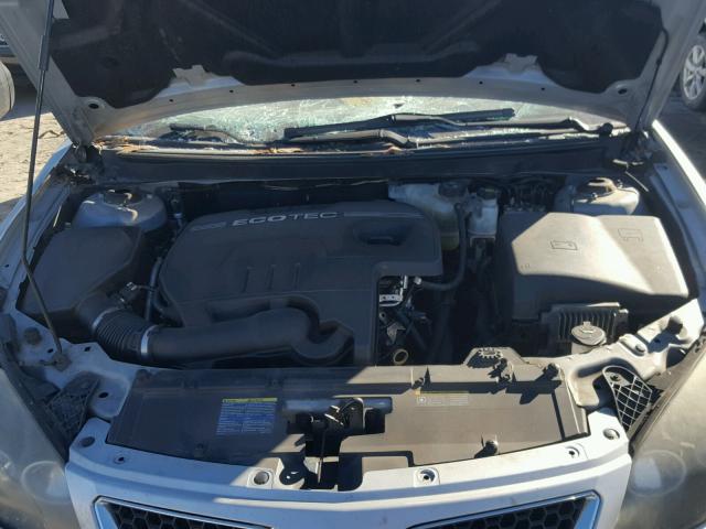 1G2ZA5E02A4139569 - 2010 PONTIAC G6 SILVER photo 7