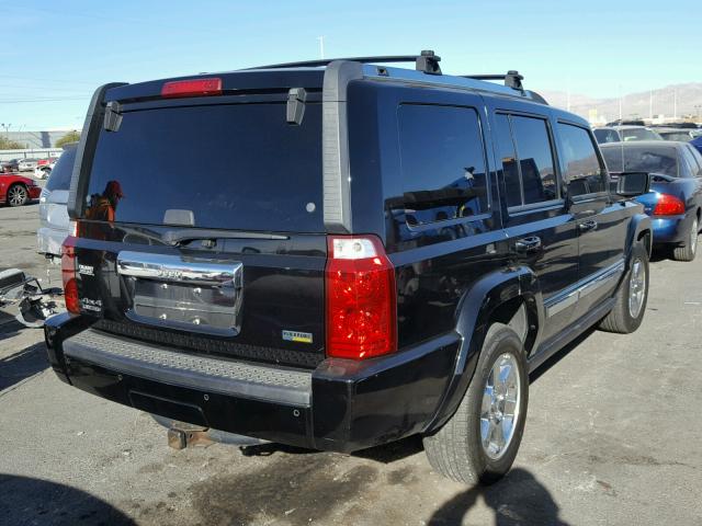 1J8HG58P17C623559 - 2007 JEEP COMMANDER BLACK photo 4