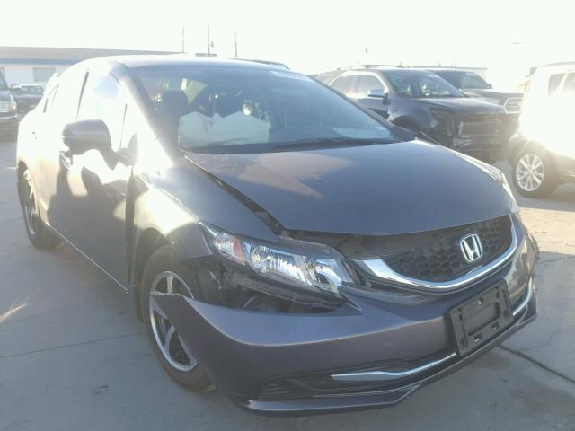 2HGFB2F71FH563942 - 2015 HONDA CIVIC SE GRAY photo 1