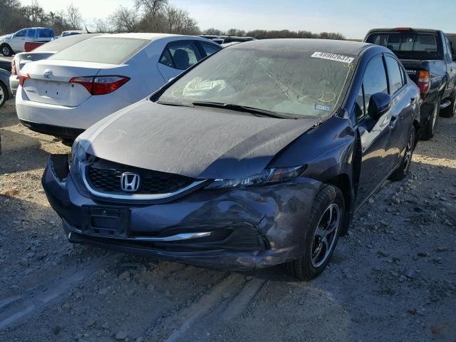 2HGFB2F71FH563942 - 2015 HONDA CIVIC SE GRAY photo 2