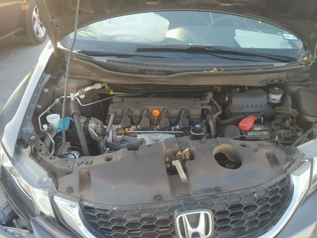 2HGFB2F71FH563942 - 2015 HONDA CIVIC SE GRAY photo 7