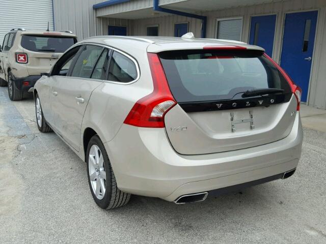 YV140MEK6H1369660 - 2017 VOLVO V60 T5 TAN photo 3